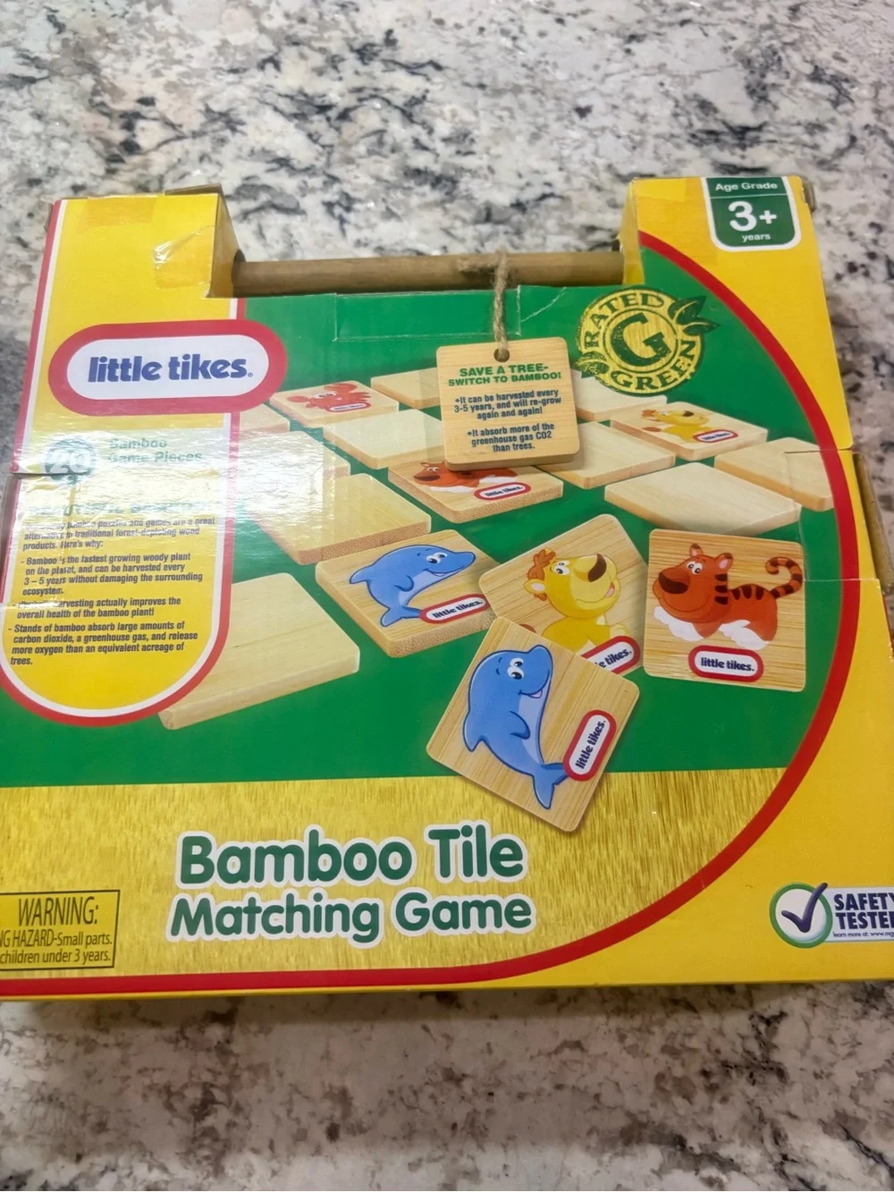Little Tikes Bamboo Tile Matching Game - Yellow